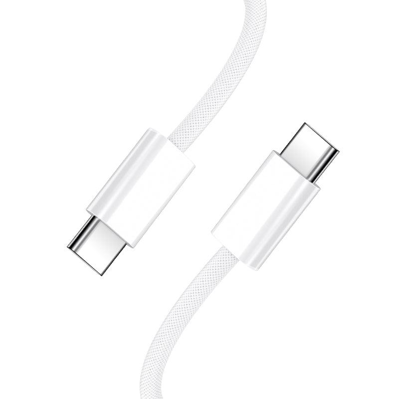 Kabel za podatke i punjenje USB-C - USB-C BWOO BO-X284, 60W, 2m, Bijeli