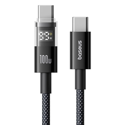Kabel za prijenos podataka i punjenje USB-C - USB-C Baseus Display 2, 100W, 1m, Crni P10382702121-00