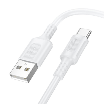 Kabel za podatke i punjenje USB-A - USB-C Borofone BX111 Feliz, 20W, 1m, Bijeli