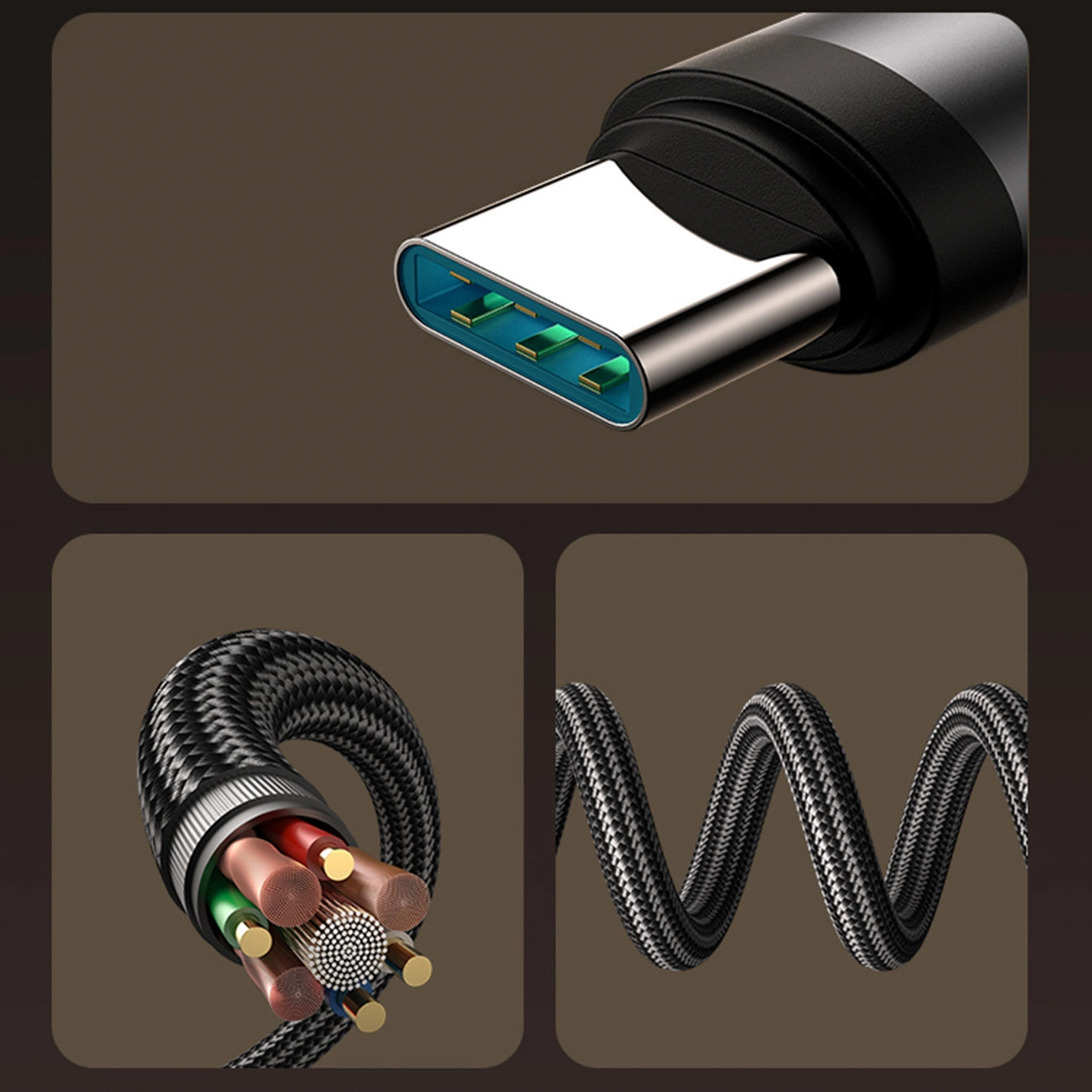 Kabel za prijenos podataka i punjenje USB-C - USB-C Joyroom S-A56 EnjoyX Angled, 60W, 1.2m, Crni