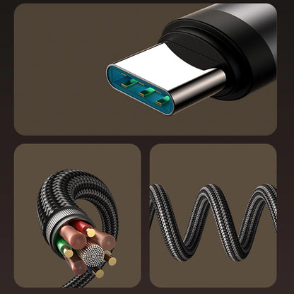 Kabel za prijenos podataka i punjenje USB-C - USB-C Joyroom S-A56 EnjoyX Angled, 60W, 1.2m, Crni