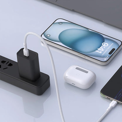Kabel za podatke i punjenje USB-C - USB-C Dudao L9C, 65W, 1m, Bijeli