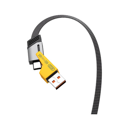 Kabel za podatke i punjenje USB-A / USB-C - Lightning / USB-C XO Design NB283, 60W, 1m, Sivi