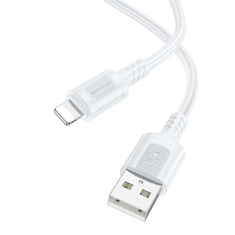 Kabel za podatke i punjenje USB-A - Lightning Borofone BX111 Feliz, 18W, 1m, Bijeli