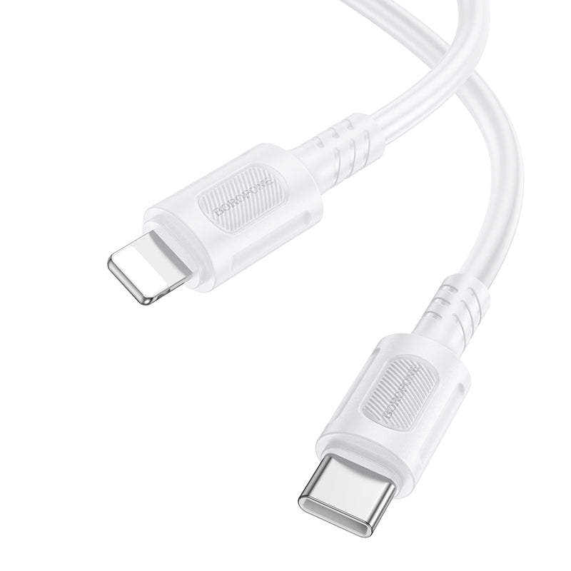 Kabel za podatke i punjenje USB-C - Lightning Borofone BX111 Feliz, 27W, 1m, Bijeli