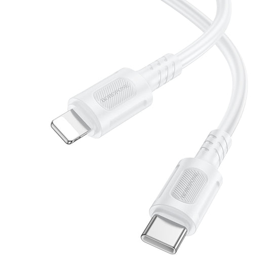 Kabel za podatke i punjenje USB-C - Lightning Borofone BX111 Feliz, 27W, 1m, Bijeli