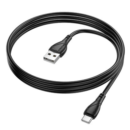 Kabel za podatke i punjenje USB-A - USB-C Borofone BX121 Energy, 18W, 1m, Crni