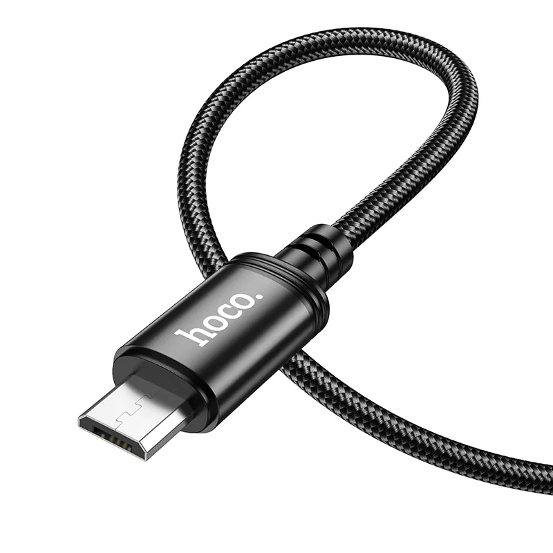 Kabel za podatke i punjenje USB-A - microUSB HOCO X89, 18W, 1m, Crni