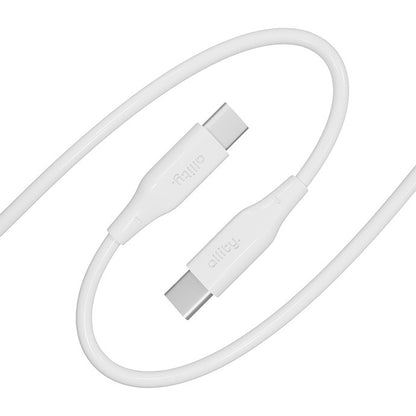 Kabel za podatke i punjenje USB-C - USB-C Allity. AUC-02, 100W, 2m, Bijeli