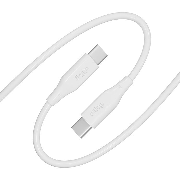 Kabel za podatke i punjenje USB-C - USB-C Allity. AUC-02, 100W, 1m, Bijeli