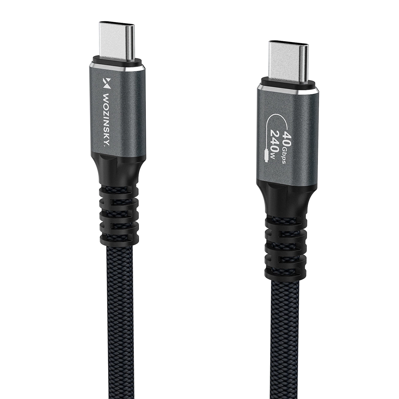 Kabel za prijenos podataka i punjenje USB-C - USB-C WZK WPS-UY42S, 240W, 2m, Crni