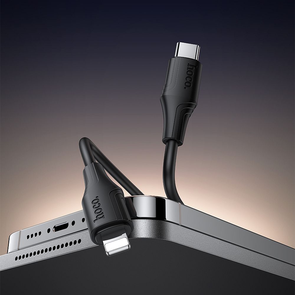 Kabel za podatke i punjenje USB-C - Lightning HOCO X124, 27W, 1m, Crni