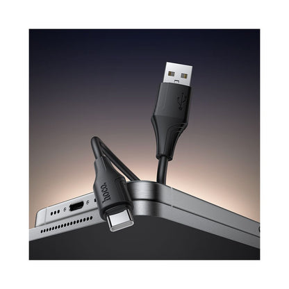 Kabel za podatke i punjenje USB-A - USB-C HOCO X124, 18W, 1m, Crni