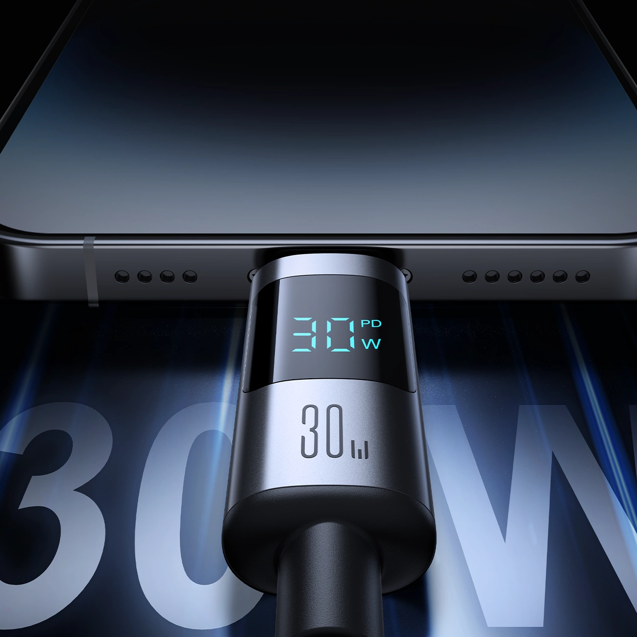 Kabel za podatke i punjenje USB-C - Lightning Joyroom S-A16 Pro Prism Display, 30W, 1.2m, Crni