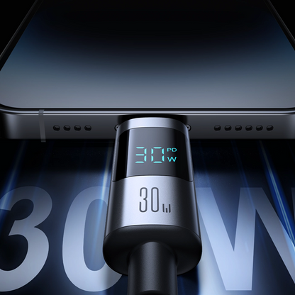 Kabel za podatke i punjenje USB-C - Lightning Joyroom S-A16 Pro Prism Display, 30W, 1.2m, Crni
