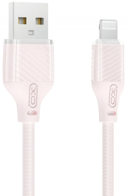 Kabel za podatke i punjenje USB-A - Lightning XO Design NB291, 18W, 1m, Roza