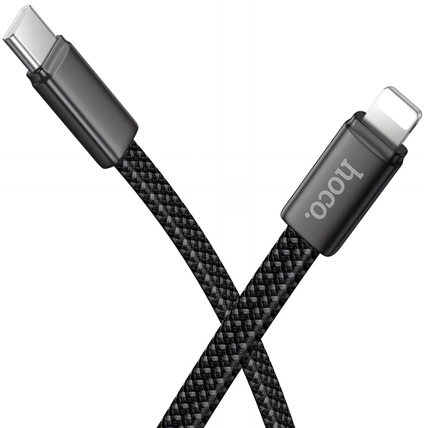 Kabel za podatke i punjenje USB-C - Lightning HOCO X125, 30W, 1m, Crni