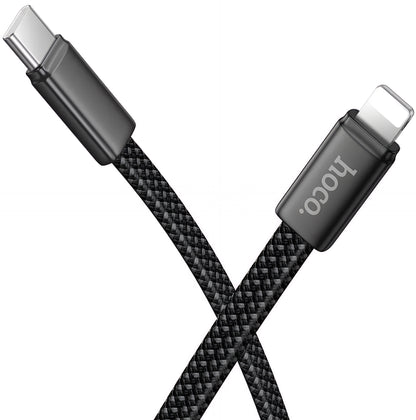 Kabel za podatke i punjenje USB-C - Lightning HOCO X125, 30W, 1m, Crni
