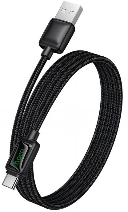 Kabel za podatke i punjenje USB-A - USB-C HOCO U146, 36W, 1.2m, Crni