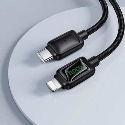 Kabel za podatke i punjenje USB-C - Lightning HOCO U146, 30W, 1.2m, Crni