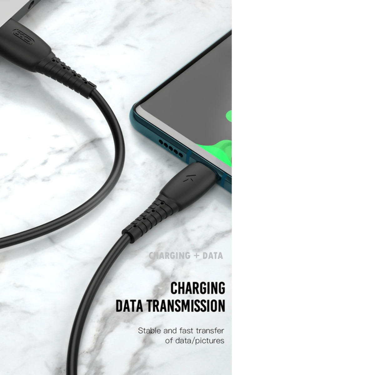 Kabel za podatke i punjenje USB-A - Lightning XO Design NB-P163, 18W, 1m, Crni