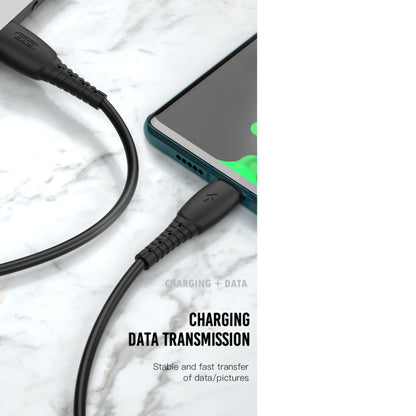 Kabel za podatke i punjenje USB-A - Lightning XO Design NB-P163, 18W, 1m, Crni