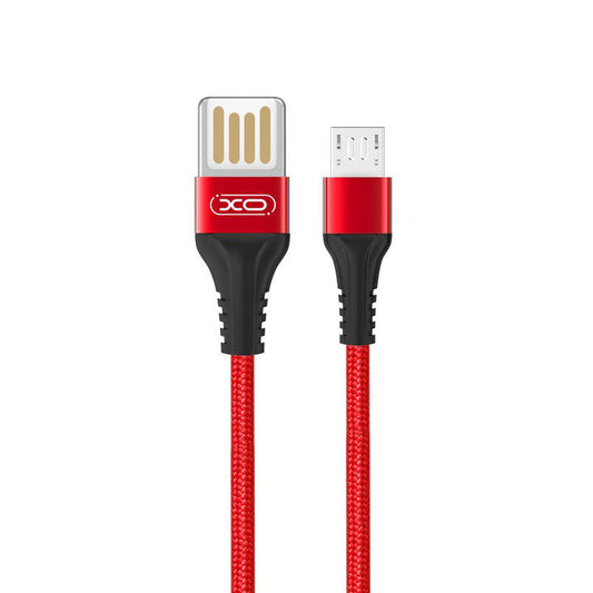 Kabel za podatke i punjenje USB-A - microUSB XO Design NB118, 18W, 1m, Crveni