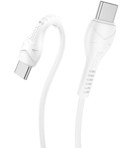 Kabel za podatke i punjenje USB-C - USB-C HOCO X37, 60W, 1m, Bijeli