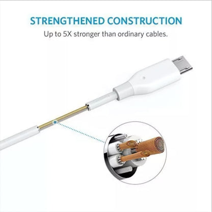Kabel za podatke i punjenje USB-A - microUSB Anker PowerLine, 18W, 1m, Bijeli A8132H21