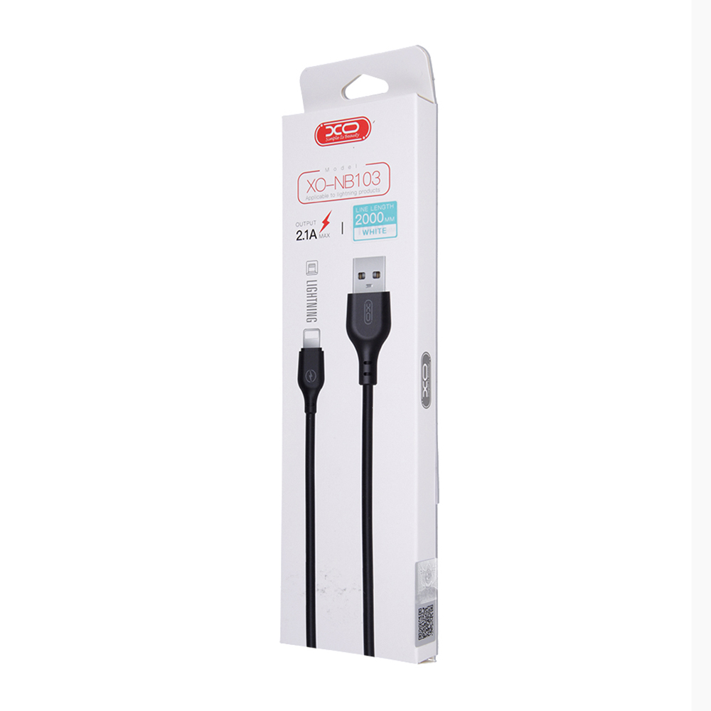 Kabel za podatke i punjenje USB-A - microUSB XO Design NB103, 18W, 1m, Bijeli