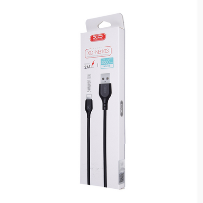 Kabel za podatke i punjenje USB-A - microUSB XO Design NB103, 18W, 1m, Bijeli