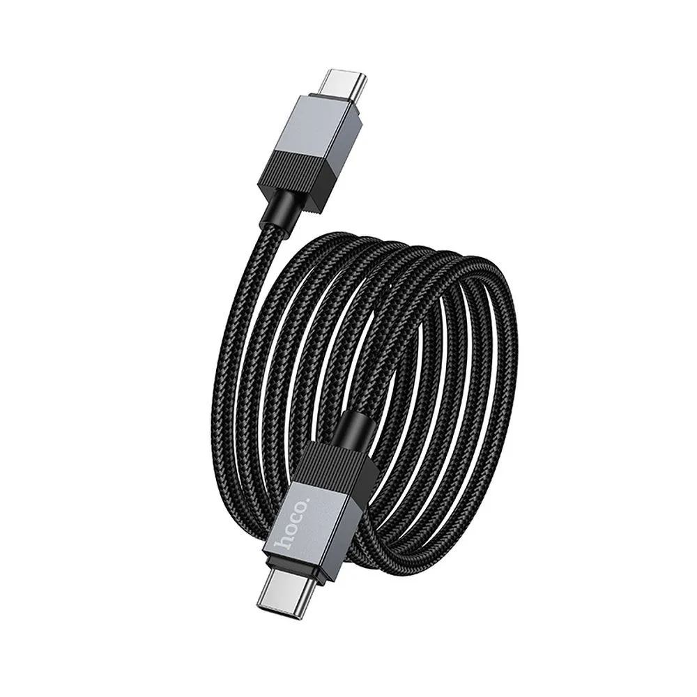 USB-C - USB-C kabel za prijenos podataka i punjenje HOCO X110, 60W, 1m, Crna