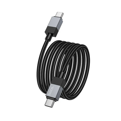 USB-C - USB-C kabel za prijenos podataka i punjenje HOCO X110, 60W, 1m, Crna