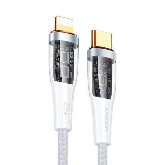 USB-C kabel za prijenos podataka i punjenje - Lightning Joyroom S-CL020A3, 20W, 1.2m, Bijela