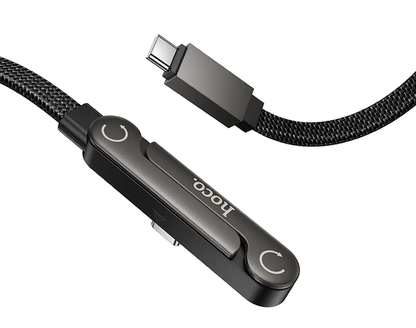 USB-C - USB-C HOCO U150 Exquisite kabel za prijenos podataka i punjenje, 60W, 1.2m, Crna