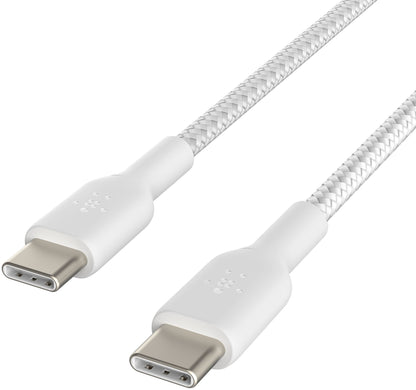 USB-C - USB-C kabel za prijenos podataka i punjenje Belkin BoostCharge Pro, 60W, 2m, Bijela CAB004bt2MWH
