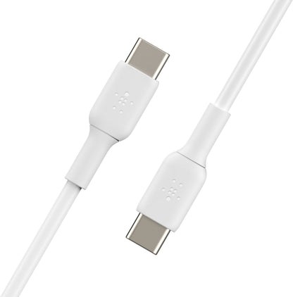 Kabel za prijenos podataka i punjenje USB-C - USB-C Belkin BoostCharge, 60W, 2m, Bijeli CAB003bt2MWH