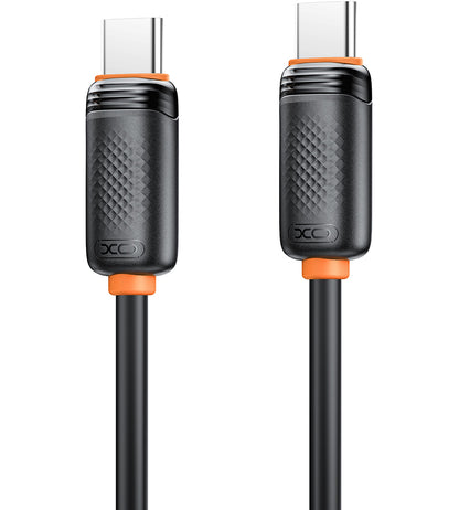 USB-C - USB-C kabel za prijenos podataka i punjenje XO Design NB-Q302B, 60W, 1m, Crna