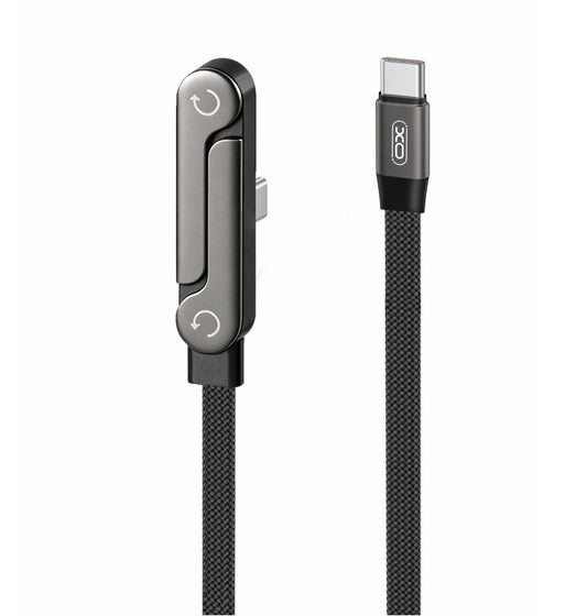 USB-C - USB-C kabel za prijenos podataka i punjenje XO Design NB-Q311, 240W, 1.5m, Crna
