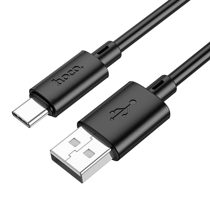 Kabel za prijenos podataka i punjenje USB-A - USB-C HOCO X88, 18W, 2m, Crni