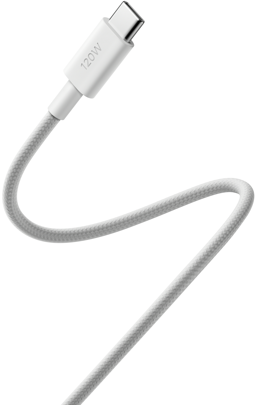 Kabel za prijenos podataka i punjenje USB-C - USB-C Xiaomi, 120W, 2m, Bijeli BHR087AGL