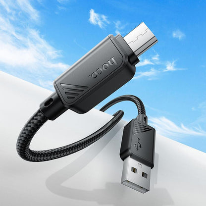 Kabel za prijenos podataka i punjenje USB-A - microUSB HOCO X113, 18W, 1m, Crna