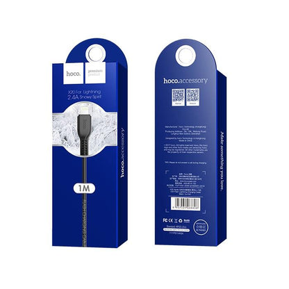 Kabel za podatke i punjenje USB-A - Lightning HOCO Flash X20, 18W, 1m, Crni