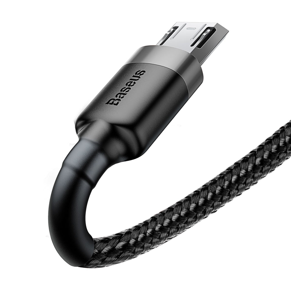 Kabel za Prijenos Podataka i Punjenje USB-A - microUSB Baseus Cafule, 18W, 1m, Sivi CAMKLF-BG1