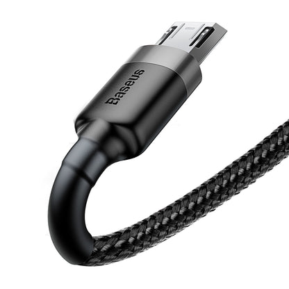 Kabel za Prijenos Podataka i Punjenje USB-A - microUSB Baseus Cafule, 18W, 1m, Sivi CAMKLF-BG1