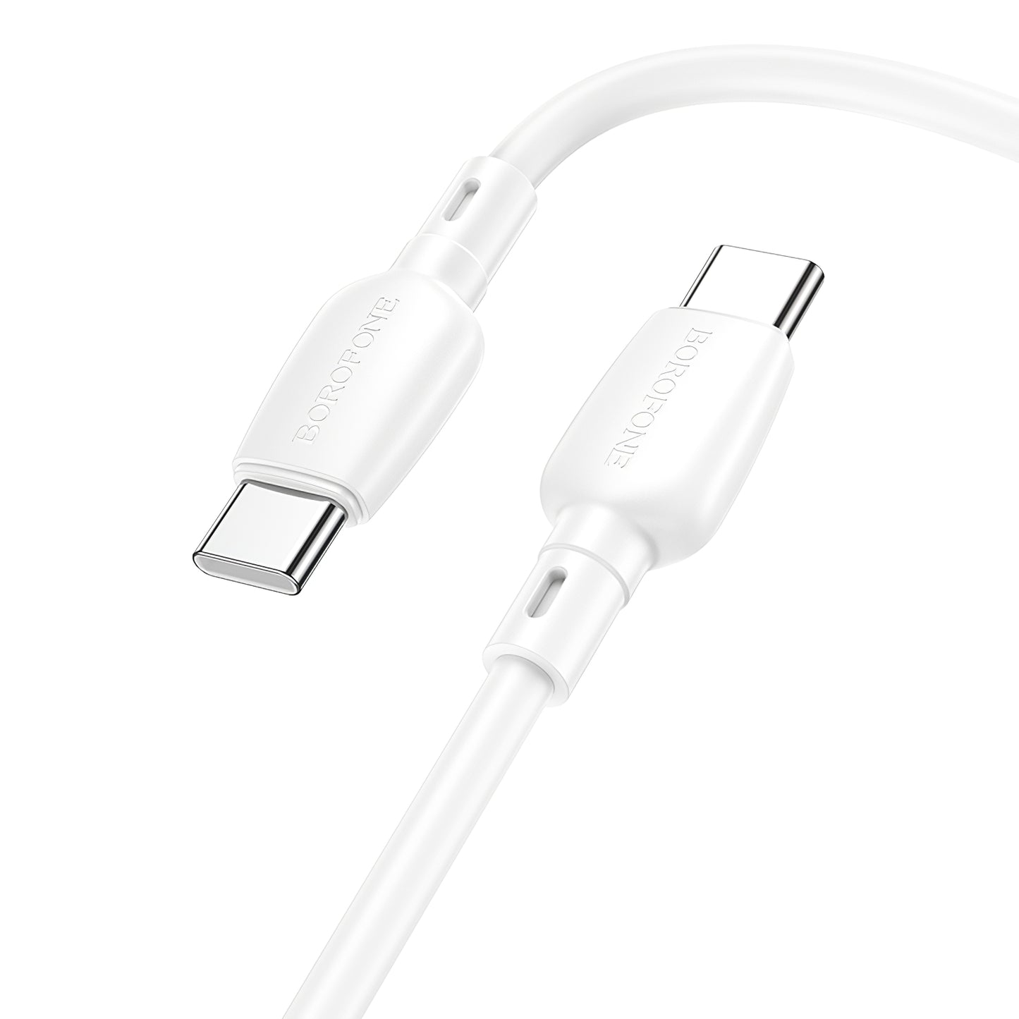 Kabel za Prijenos Podataka i Punjenje USB-C - USB-C Borofone BX93, 60W, 1m, Bijeli