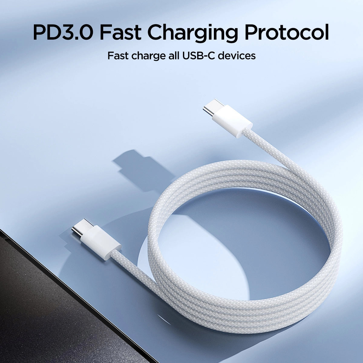 Kabel za Prijenos Podataka i Punjenje USB-C - USB-C Joyroom S-A45, 60W, 1m, Bijeli