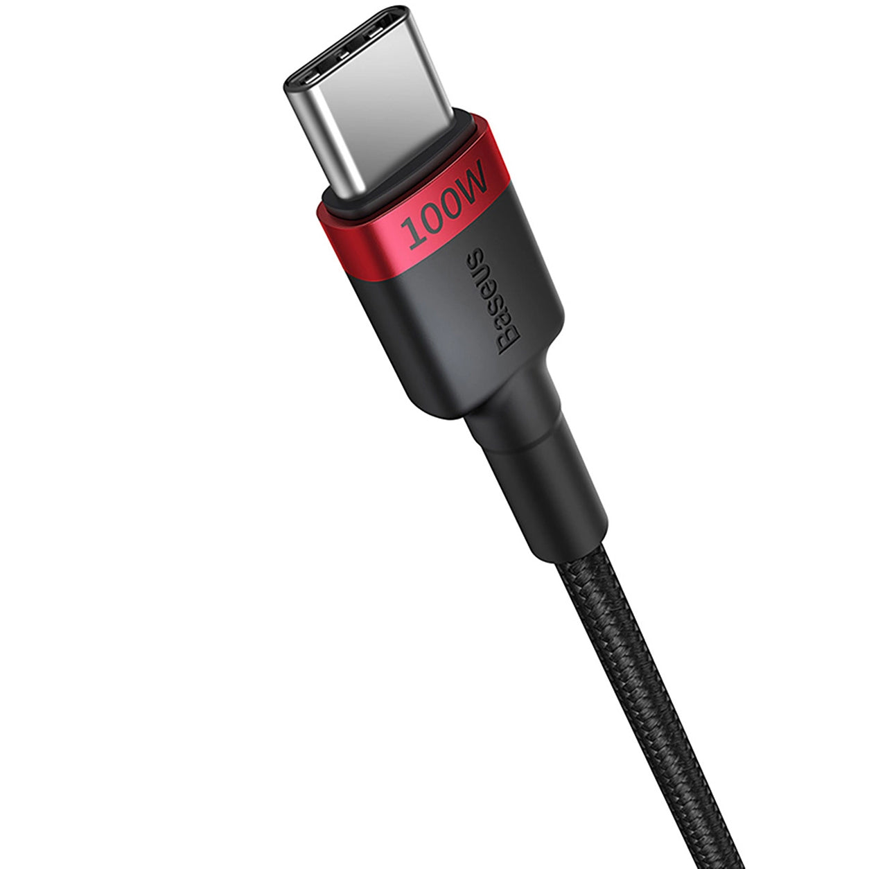 Kabel za Prijenos Podataka i Punjenje USB-C - USB-C Baseus Cafule, 100W, 2m, Crveni, Set od 2 komada