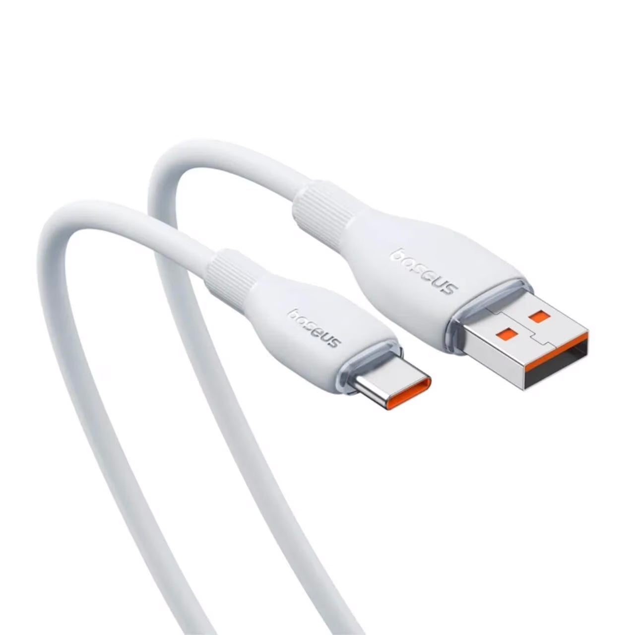 Kabel za Prijenos Podataka i Punjenje USB-A - USB-C Baseus Pudding, 100W, 2m, Bijeli P10355703221-01