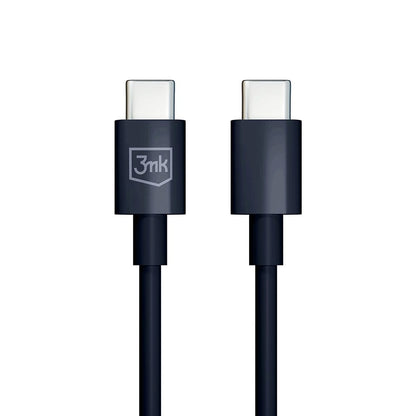 Kabel za podatke i punjenje USB-C - USB-C 3MK Hyper, 100W, 1.2m, Crni
